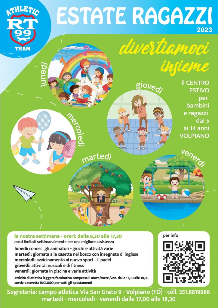 volantino estate ragazzi